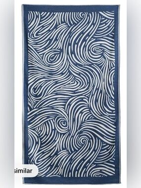 Fringeless Turkish Beach Towel (38" x 71")